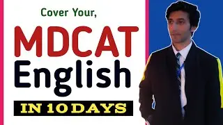 Cover MDCAT English in 10 Days! 😳