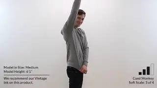 Custom INDEPENDENT TRADING CO  SOFT HOODED SWEATSHIRT Style AFX4000 360° Product Video by Coed Monke