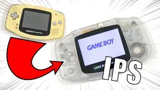 IPS v3 screen for Gameboy Advance, installation and review