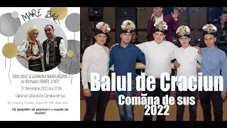 Balul de Craciun 2022  II Comana de sus II Simi Deac II Geanina Buzan II Formatia Simex(LIVE )