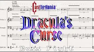 Boss Fight - Castlevania III: Dracula's Curse (NES, 1990) OST - Music Transcription