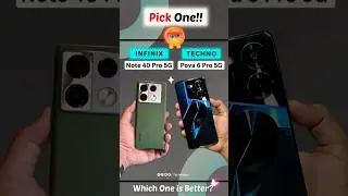 Infinix Note 40 Pro vs Tecno Pova 6 pro #techno #infinix #shorts