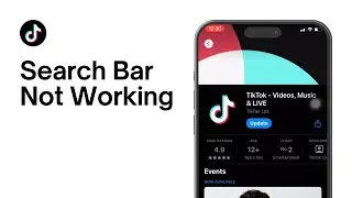 How to Fix Search Bar on TikTok | How to Fix TikTok Search Bar Not Working 2024