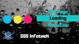 CSS Page Loading Animation || Free Source Code