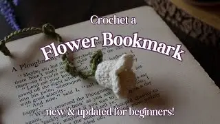 How to Crochet a Bookmark (the BEST beginner project!)