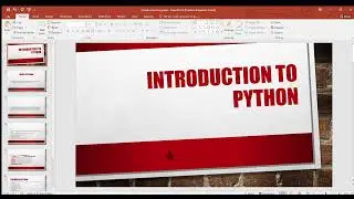 Introduction to python
