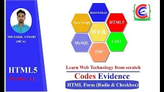 Session-13 || HTML Form Part-3 (Radio & Checkbox)