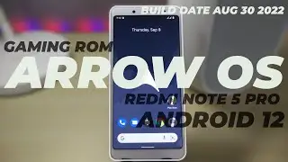 Arrow Os Gaming Rom For Redmi Note 5 Pro || Official Rom Install & Review Android 12
