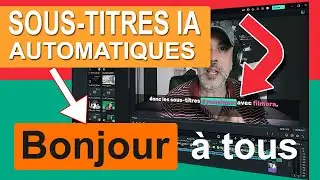 Générer des sous-titres dynamiques et automatiques avec Filmora IA