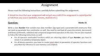 Object Oriented Programming Problem