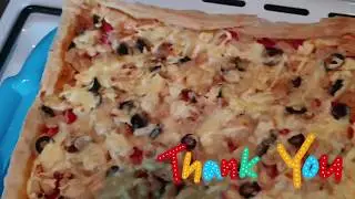 Пицца🍕 с ананасами🍍 и курицей🍗|Ням-ням