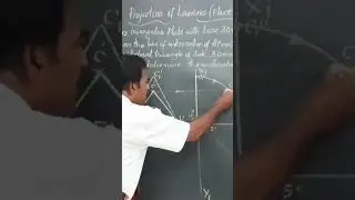 Projection of Triangular lamina/ Engineering Drawing