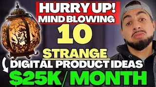 HURRY! 10 STRANGE Digital Product Ideas to Sell On ETSY Now!