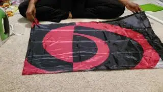 How to make a kid sized color guard flag