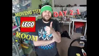 MOVING MY LEGO ROOM DAY 2.1: Let the re-build commence! #lego #legocity #legoroom