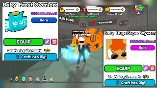 *New* Quest - Huge Super Wyvern and Frost Overlord in Arm Wrestle Simulator