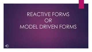 Angular Reactive Forms