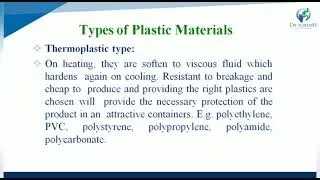 Lecture 38- Pharmaceutical Packaging (Part-2) BY PAYAL N. VAJA