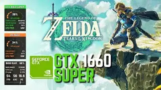 The Legend of Zelda Tears of the Kingdom YUZU EA on GTX 1660 Super