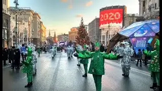 МОСКВА - 01.01.2020 | НОВОГОДНИЕ ГУЛЯНИЯ НА ТВЕРСКОЙ