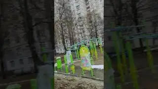 Тренажёрный зал на свежем воздухе.
