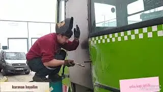 karavan arka kapı kaynak işleri