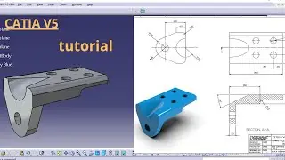 catia v5 tutorial for beginner| catia v5 tutorial in hindi | how to create mechanical part in catia|