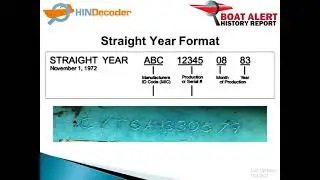 Hull Identification Number - BOAT HIN Formats Explained!