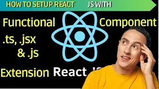 Install react js with typescript setup react js with .tsx and .js extension