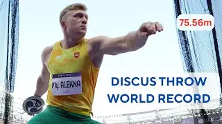 Discus Throw World Record | Mykolas Alekna World Record | Oklahoma Throws Series Ramona, Oklahoma