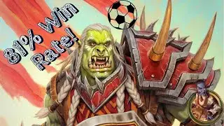 Saurfang is a Team Player | 81 % Win Rate Tempo Warrior | Hearthstone FitB | Gameplay and Guide