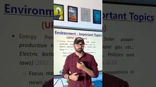 Environment most important topics for UPSC CSE | Environment repeated themes for IAS exam