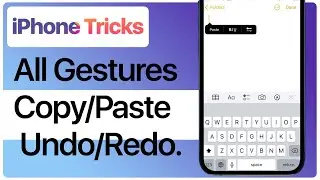 iPhone Tricks: New Gestures to Cut, Copy, Paste, Undo, Redo on iPhone