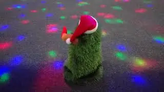 dancing christmas tree singing