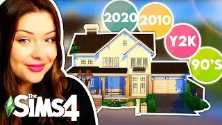 Renovating a House Through Each Decade in The Sims 4 // 90s, 2000s, 2010s and 2020s