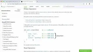 Mongodb Crud Operations In The Shell  Create