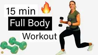 LOW IMPACT All Standing Full Body Workout with Dumbbells