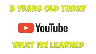 3 years on youtube playing 1 game! hears what I learned