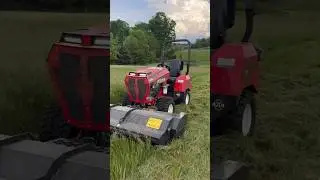 Steiner 450 with 72” Flail Mower