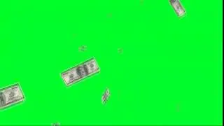 Raining money | Green Screen Effect