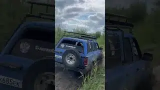 Toyota Surf, Mitsubishi Pajero Sport offroad lite #automobile #pajero #surf #offroad #omsk
