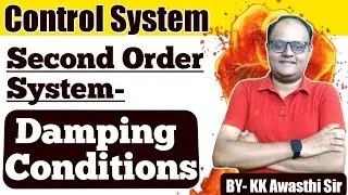 Damping Conditions I Second Order System I Undamped I Underdamped I Critically Damped I Overdamped