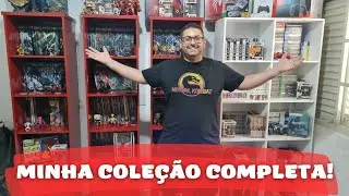 FINALMENTE A COLEÇÃO de HQS, GAMES, FUNKO POP E MANGÁS #gameroom