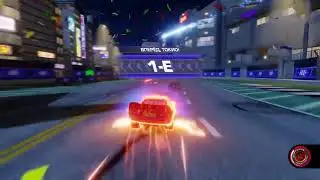 #Cars3 #Тачки3 #Ps4 #МолнияМаккуин #LightningMcqueen #Гонка 1 круг 2 соперника Низкая Сложность