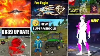 TOP 30+ CHANGES IN OB39 UPDATE | OB39 UPDATE FREE FIRE | FREE FIRE NEW UPDATE | FF NEW UPDATE