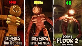 ROBLOX Doors Floor 2  vs  Doors the Lost Mines vs Doors But Decent