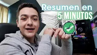RESUME un texto en menos de 5 minutos | Página para resumir textos