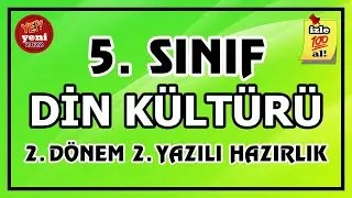 5. Sınıf Din Kültürü 2. Dönem 2. Yazılı Hazırlık | Yep Yeni 2022