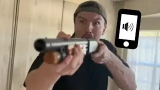 You're in a slasher movie  but only with the SFX I have on my phone