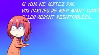 Annonce importante.